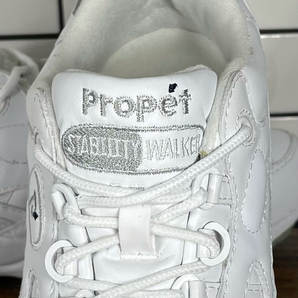Propet Stability Walker Men's Size 8 Shoes White Comfort Walking Sneaker - Picture 9 of 10